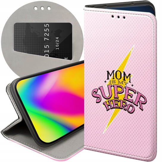 Etui Z Klapką Do Xiaomi Poco C40 Wzory Dzień Mamy Matki Mama Futerał Case Xiaomi