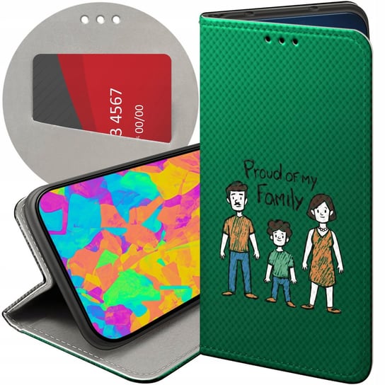 Etui Z Klapką Do Xiaomi Poco M3 Pro / M3 Pro 5G Wzory Rodzina Familia Dom Xiaomi