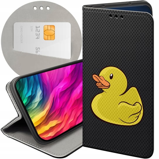 ETUI Z KLAPKĄ DO XIAOMI POCO X3 NFC WZORY BEZ TŁA NAKLEJKI STICKER FUTERAŁ Xiaomi