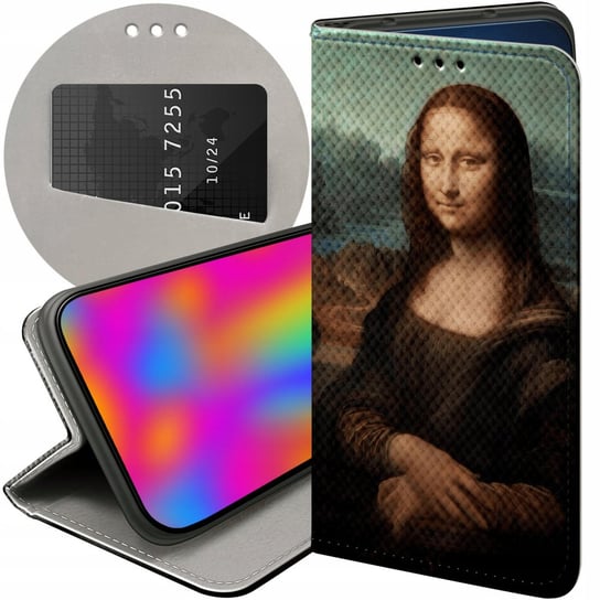 ETUI Z KLAPKĄ DO XIAOMI POCO X3 NFC WZORY LEONARDO DA VINCI MONA ŁASICZKA Xiaomi