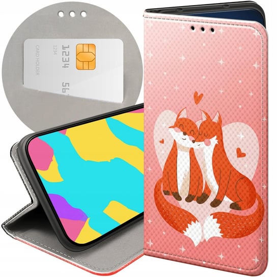 ETUI Z KLAPKĄ DO XIAOMI POCO X3 NFC WZORY LOVE MIŁOŚĆ ZAKOCHANIE FUTERAŁ Xiaomi