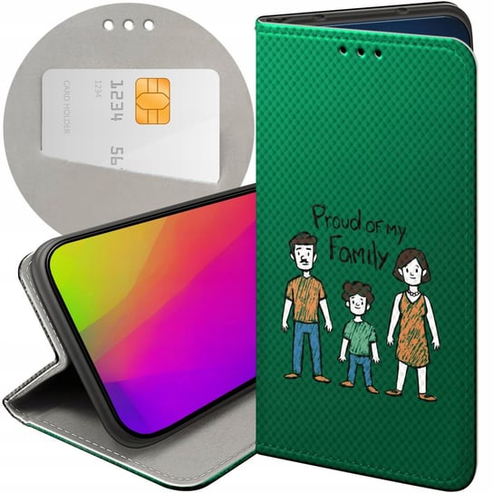 Etui Z Klapką Do Xiaomi Redmi 10C 4G Wzory Rodzina Familia Dom Futerał Case Xiaomi