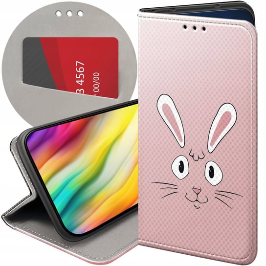 Etui Z Klapką Do Xiaomi Redmi 7A Wzory Królik Zając Bunny Futerał Pokrowiec Xiaomi