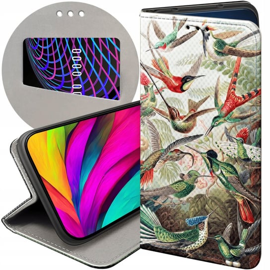 ETUI Z KLAPKĄ DO XIAOMI REDMI 8 WZORY ERNST HAECKEL PRZYRODA BOTANIKA CASE Xiaomi