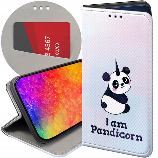 ETUI Z KLAPKĄ DO XIAOMI REDMI 8 WZORY MISIE KOALA MIŚ FUTERAŁ POKROWIEC Xiaomi