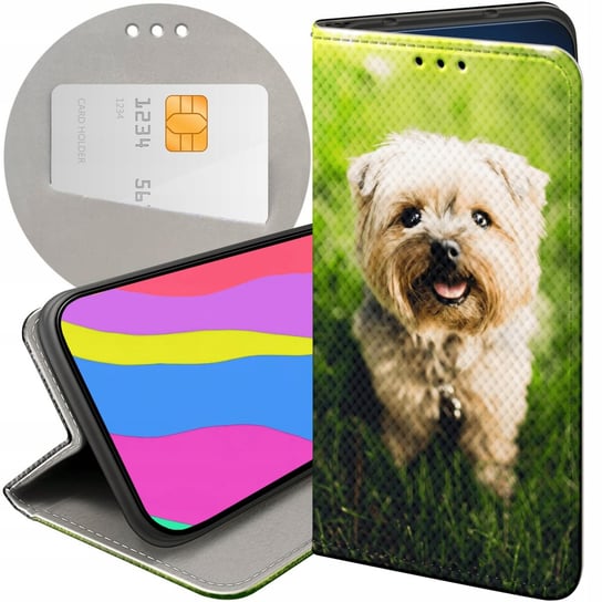Etui Z Klapką Do Xiaomi Redmi 9T / Poco M3 Wzory Pieski Psiaki Dogs Case Xiaomi