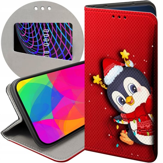 Etui Z Klapką Do Xiaomi Redmi 9T / Poco M3 Wzory Święta Christmas Mikołaj Xiaomi