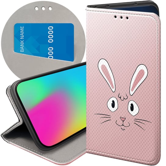 ETUI Z KLAPKĄ DO XIAOMI REDMI A1 WZORY KRÓLIK ZAJĄC BUNNY FUTERAŁ POKROWIEC Xiaomi