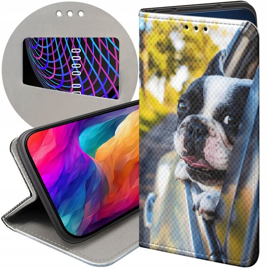 ETUI Z KLAPKĄ DO XIAOMI REDMI A1 WZORY MOPS BULDOG FRANCUSKI ANGIELSKI CASE Xiaomi