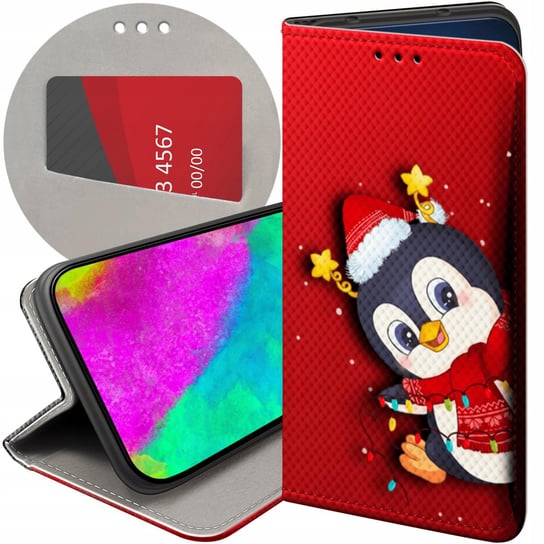 Etui Z Klapką Do Xiaomi Redmi A1 Wzory Święta Christmas Mikołaj Futerał Xiaomi