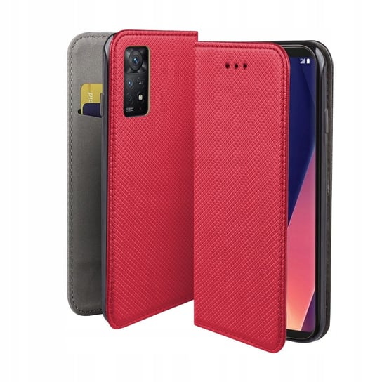 Etui z klapką do XIAOMI REDMI NOTE 11 PRO 5G / PRO PLUS 5G czerwony case MARTECH