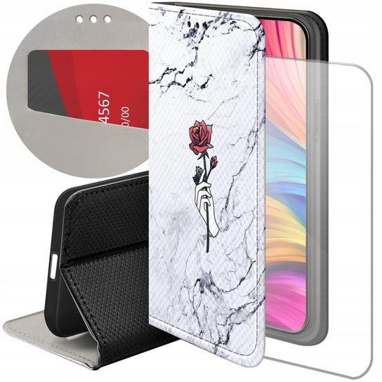 ETUI Z KLAPKĄ DO XIAOMI REDMI NOTE 12 4G WZORY DAMSKIE KOBIECE STYLOWE CASE Xiaomi