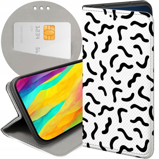 ETUI Z KLAPKĄ DO XIAOMI REDMI NOTE 12 PRO 5G WZORY UNIWERSALNE ZWYKŁE MIX Xiaomi