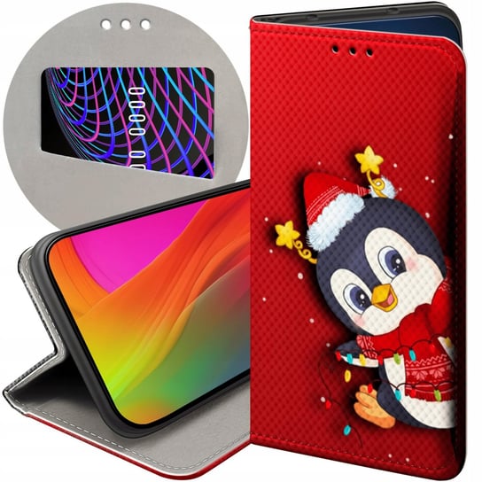 Etui Z Klapką Do Xiaomi Redmi Note 12S 4G Wzory Święta Christmas Mikołaj Xiaomi