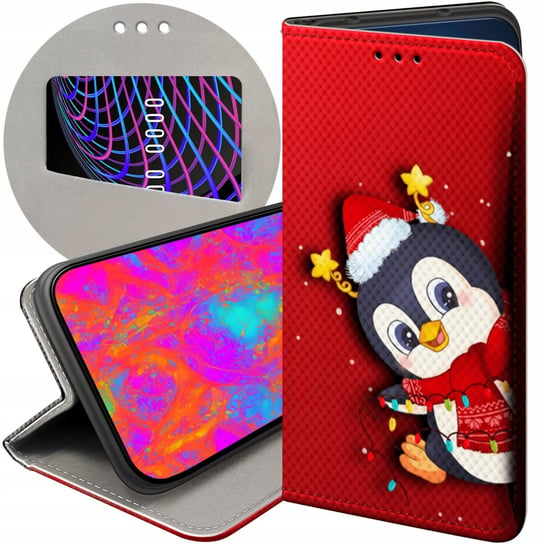 Etui Z Klapką Do Xiaomi Redmi Note 8 Pro Wzory Święta Christmas Mikołaj Xiaomi