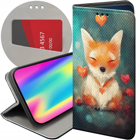 Etui Z Klapką Do Y6S / Y6 Prime 2019 / Honor 8A Wzory Liski Lisy Fox Case Honor