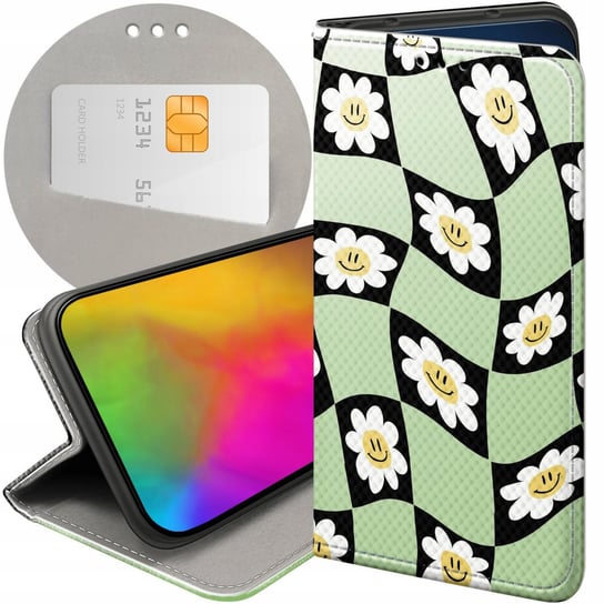 ETUI Z KLAPKĄ DO ZTE AXON 7 MINI WZORY DANISH PASTEL PASTELE FUTERAŁ CASE ZTE