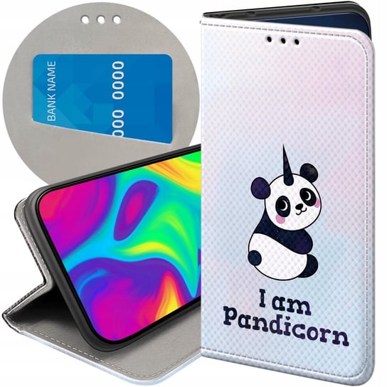 ETUI Z KLAPKĄ DO ZTE AXON 7 MINI WZORY MISIE KOALA MIŚ FUTERAŁ POKROWIEC ZTE