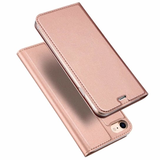 Etui z klapką Dux Ducis Skin Pro iPhone SE 2020 / iPhone 8 / iPhone 7 różowy - Różowy Dux Ducis