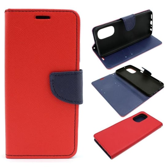 Etui Z Klapką Fancy Diary Do Telefonu Motorola Moto G51 5G Czerwone Inna marka