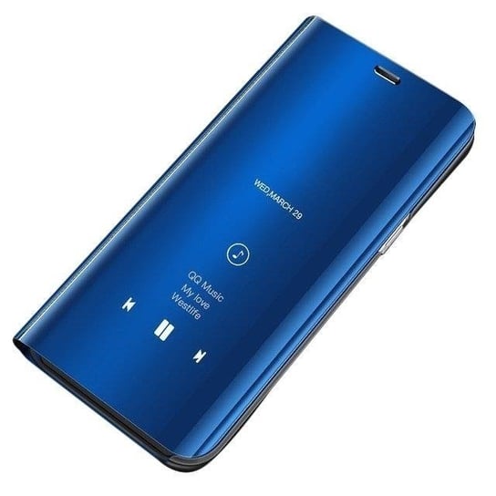 Etui z klapką, Huawei Y7 2019 / Y7 Prime 2019, niebieski Hurtel