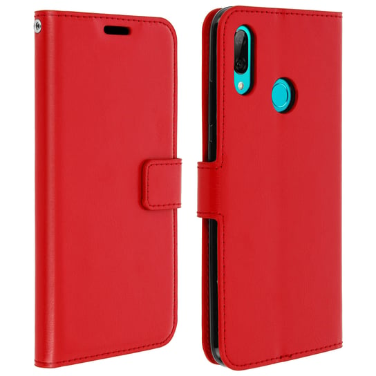 Etui z klapką i klapką z serii Vintage do Huawei P Smart 2019 / Honor 10 Lite - czerwone Avizar