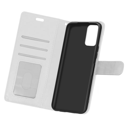 Etui z klapką i portfelem z serii Vintage do Xiaomi Redmi Note 10 Pro – białe Avizar