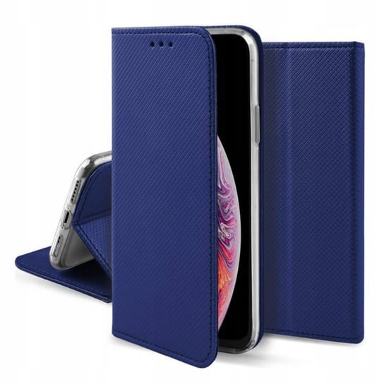 Etui Z Klapką Magnet Book Do Huawei Y6P Niebieski OEM
