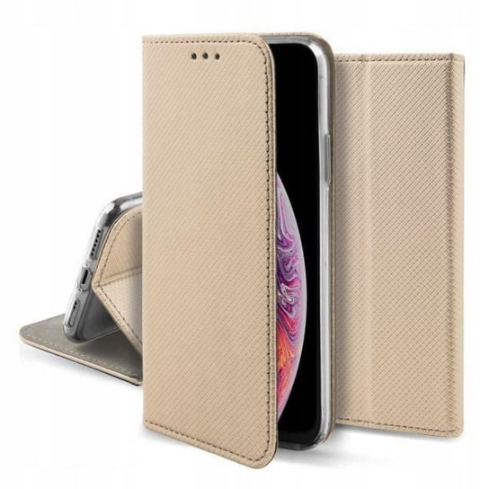 Etui Z Klapką Magnet Book Do Samsung A80 Złoty Partner Telecom