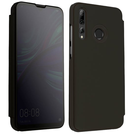 Etui z klapką Mirror Case Huawei P Smart 2019 / P Smart Plus 2019, stojące etui czarne Avizar