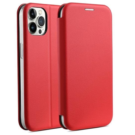 Etui z klapką portfel do iPhone 15 Pro 6,1" czerwony/red Beline