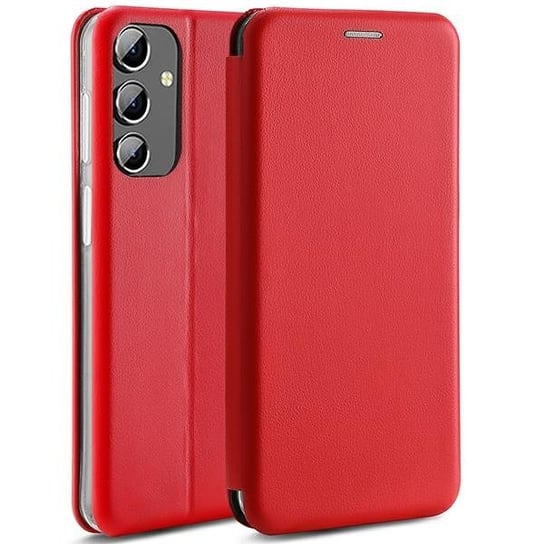 Etui z klapką portfel do Samsung A14 5G A146 czerwony/red Beline