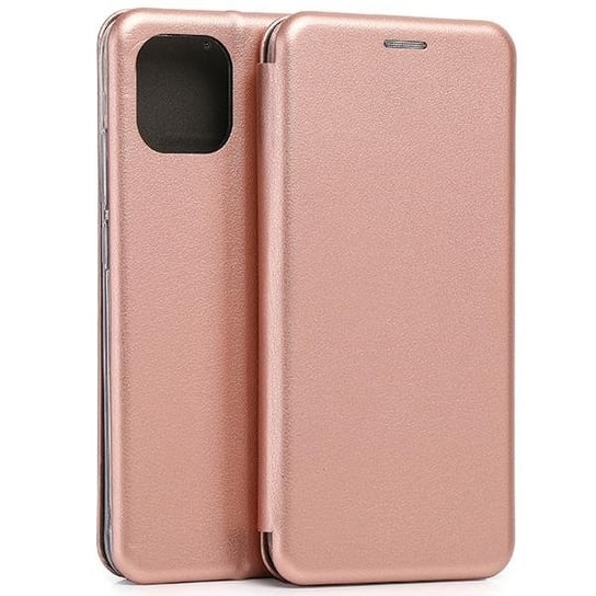 Etui z klapką portfel do Xiaomi Redmi A2 różowo złoty/rose gold Beline