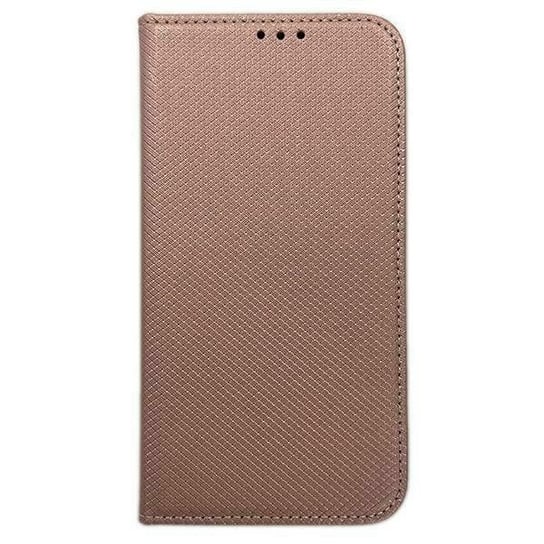 Etui z klapką Smart Magnet book do Honor Magic5 Lite różowo złoty/rose gold No name