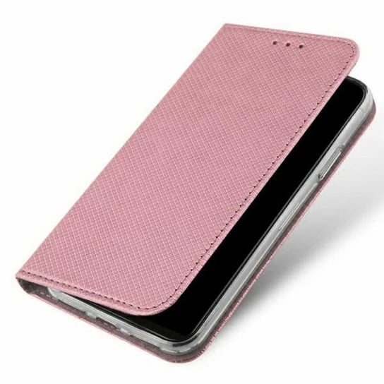 Etui z klapką Smart Magnet book do Samsung A54 5G A546 różowo złoty/rose gold No name