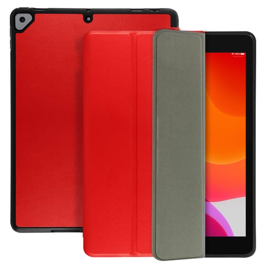 Etui z klapką Trifold do Apple iPad 2019 10.2, slim cover – czerwone Avizar