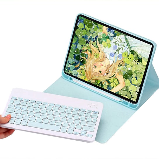 Etui z klawiaturą Bluetooth i uchwytem na rysik do Apple iPad AIR 4/ Pro 11 2020 Strado