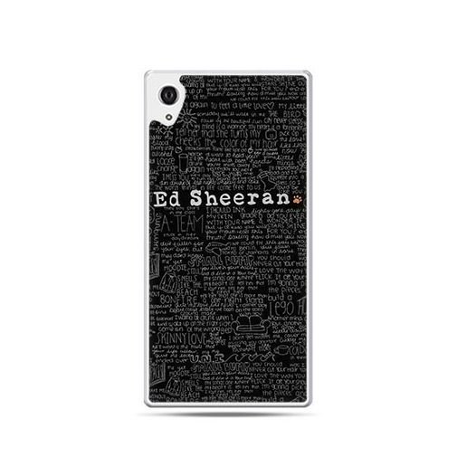 Etui z nadrukiem dla Sony Xperia Z2, Ed Sheeran czarny EtuiStudio