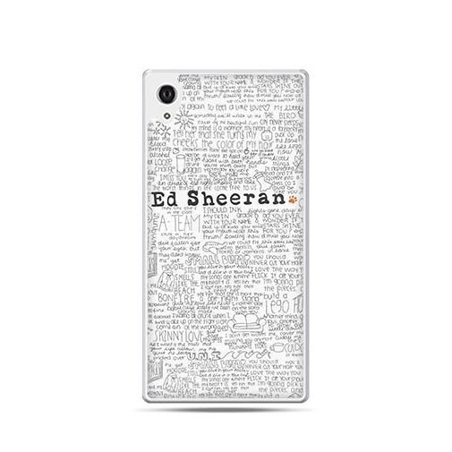 Etui z nadrukiem dla Sony Xperia Z2, Ed Sheeran jasny EtuiStudio