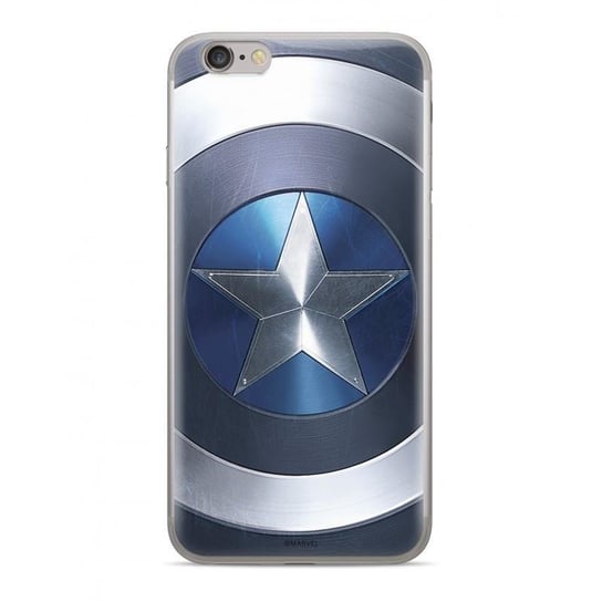 Etui z nadrukiem Kapitan Ameryka, 005, iPhone 8 Plus / iPhone 7 Plus niebieski (MPCCAPAM1627) Marvel
