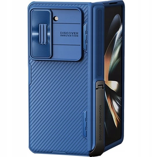 Etui z ochroną aparatu Nillkin CamShield Fold do Galaxy Z Fold5, niebieskie Nillkin