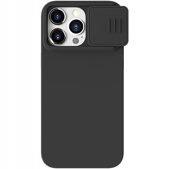 Etui z ochroną aparatu Nillkin CamShield Silky do iPhone 15 Pro Max, czarne Nillkin