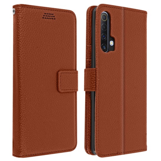 Etui z portfelem Samsung Galaxy M13 / M23 z podstawką wideo, paskiem na nadgarstek, czerwone Avizar