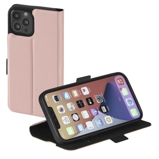 Etui z portfelem Single2.0 do Apple iPhone 13 Pro, różowe Hama