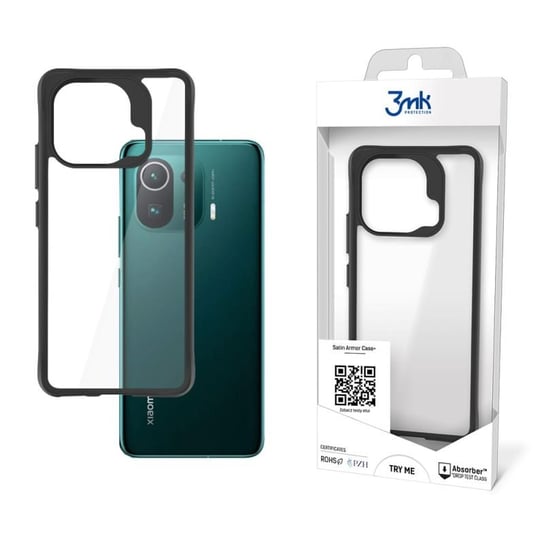 Etui z satynową ramką na Xiaomi Mi 11 Pro 5G  - 3mk Satin Armor Case+ 3MK