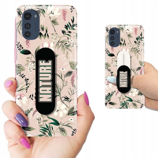 ETUI z UCHWYTEM do MOTOROLA E32 Sweet Kwiaty Wzory Funnycase