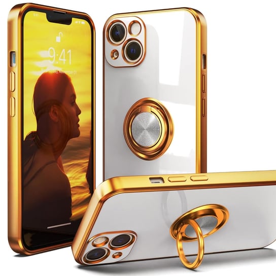 Etui Z Uchwytem Ring Do Iphone 13 Biały Bowi