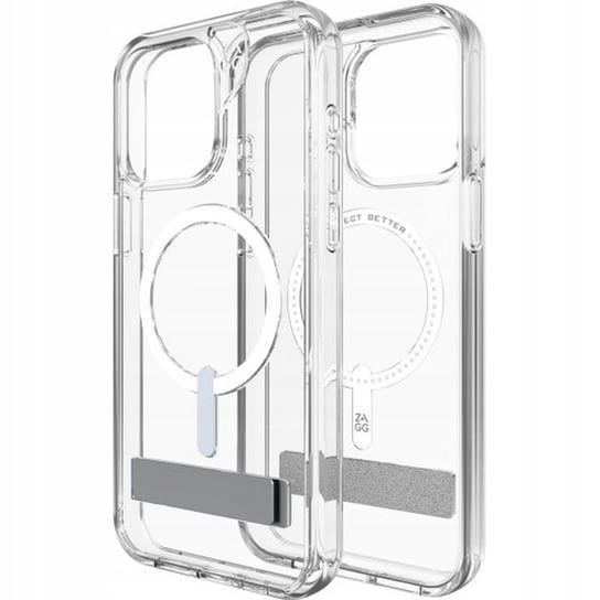 Etui Zagg Crystal Palace Snap MagSafe Kickstand do iPhone 15 Pro Max, przezroczyste ZAGG Cases