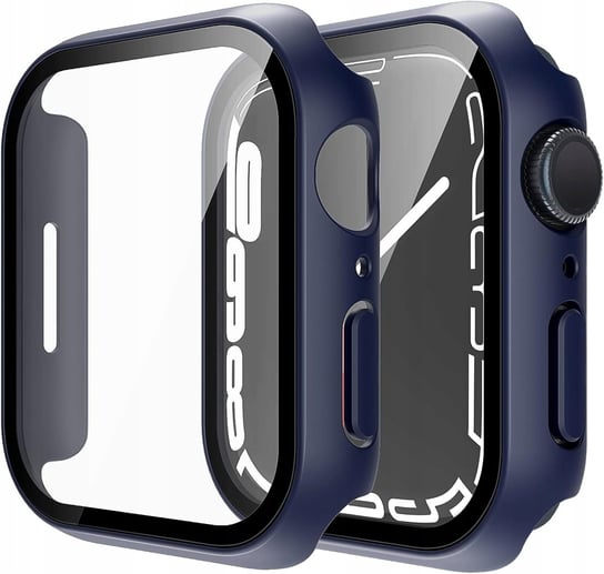 Etui ze Szkłem Hartowanym na Apple Watch Series 9/8 / 7 45mm 2szt. Inna marka