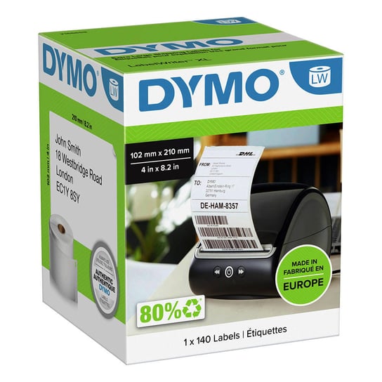 Etykiet DYMO ekstra duża etykieta XXL DHL-102x210 mm, LW XL 2166659 DYMO